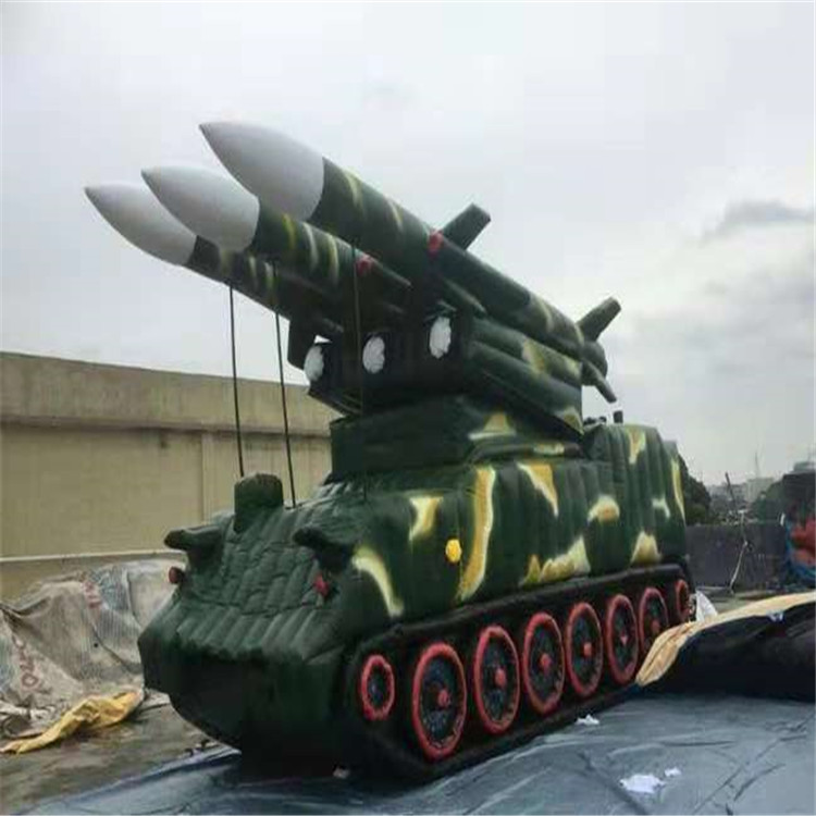新型充气军用导弹发射车